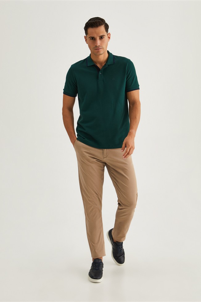 Polo piqué 100% algodão Polo piqué 100% algodão