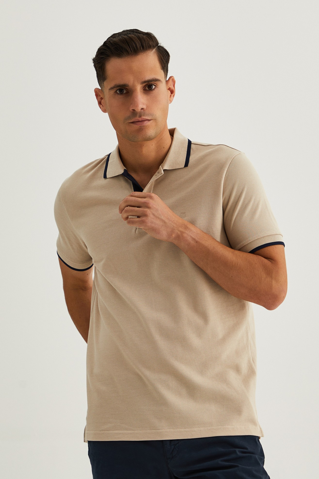 Polo piqu 100% algodo