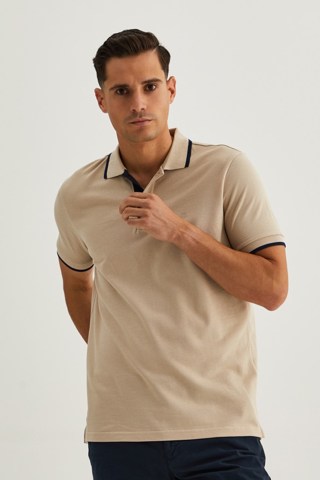 Polo piqu 100% algodo