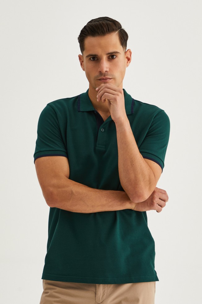 Polo piqu 100% algodo