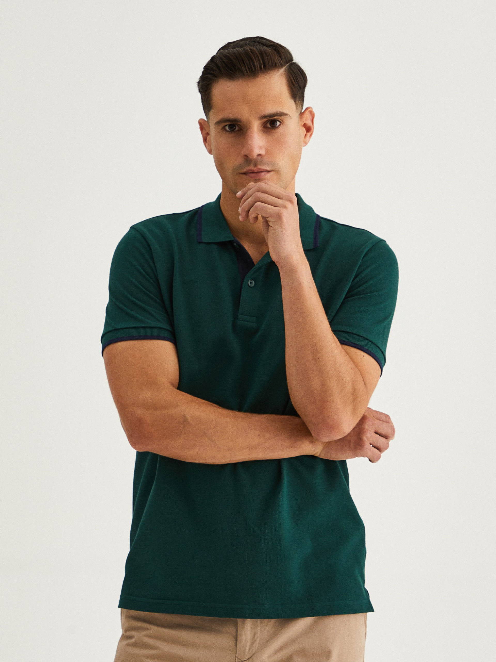 Polo de piqué 100% algodón