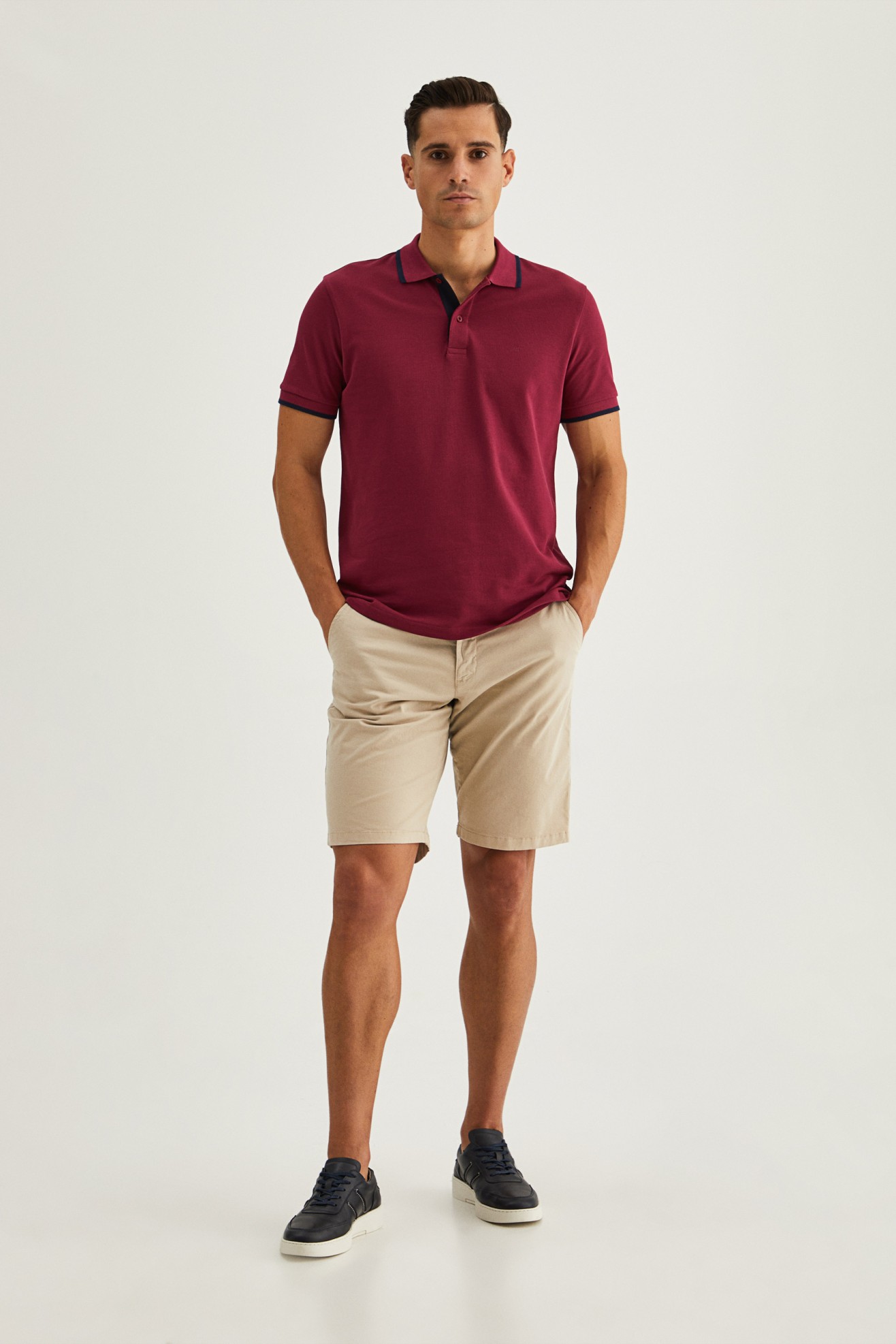 Polo piqu 100% algodo