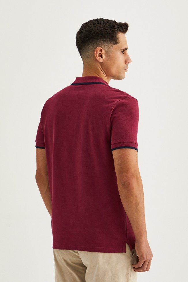Polo piqué 100% algodão Polo piqué 100% algodão