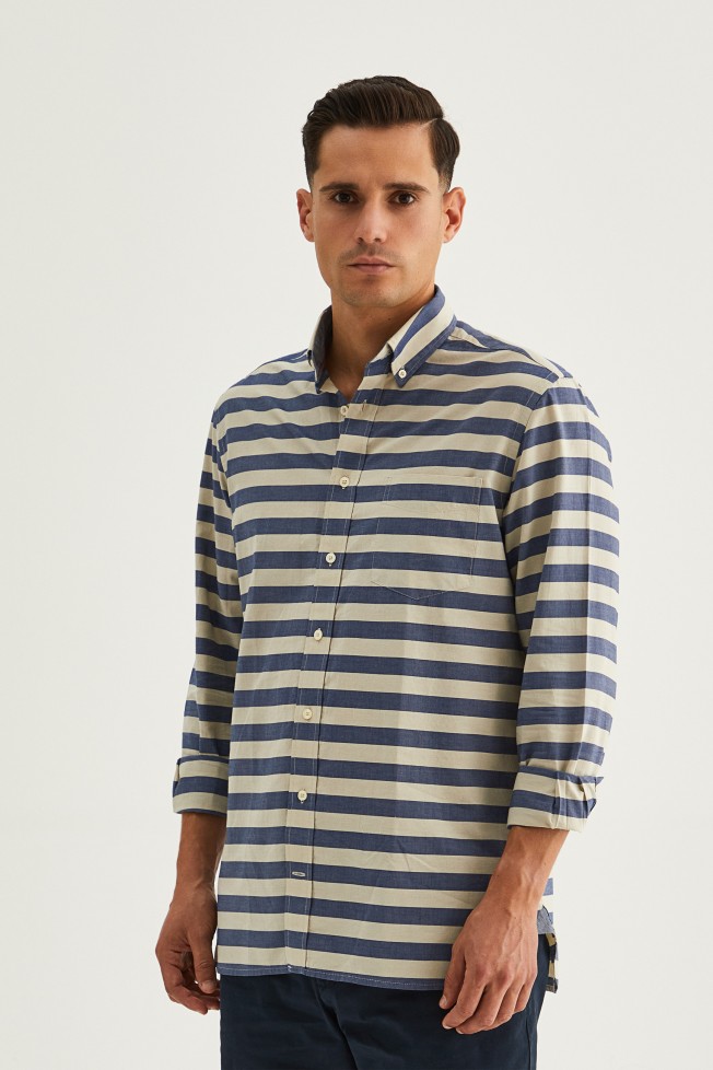 Camisa de rayas regular fit
