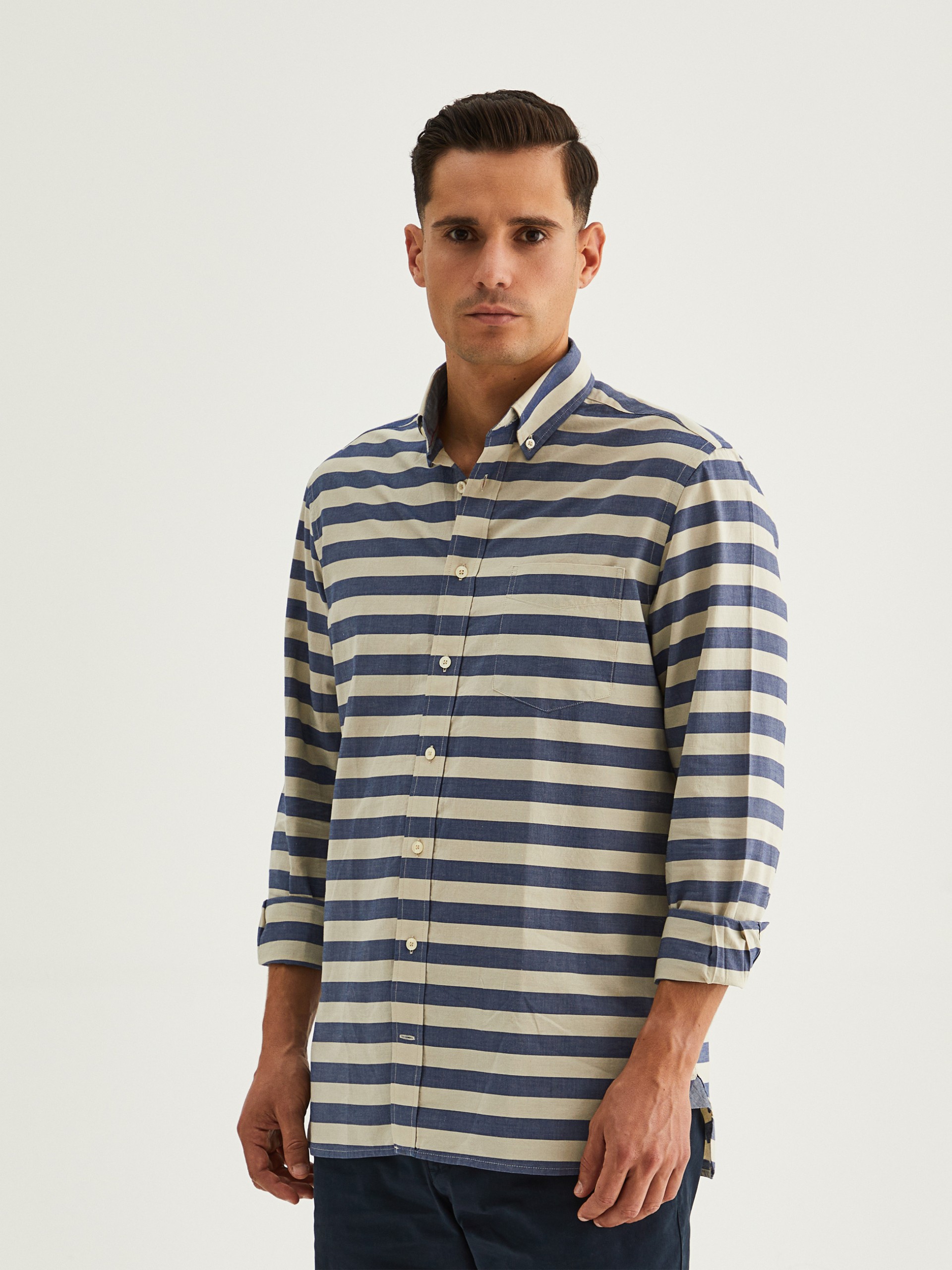 Camisa de rayas regular fit