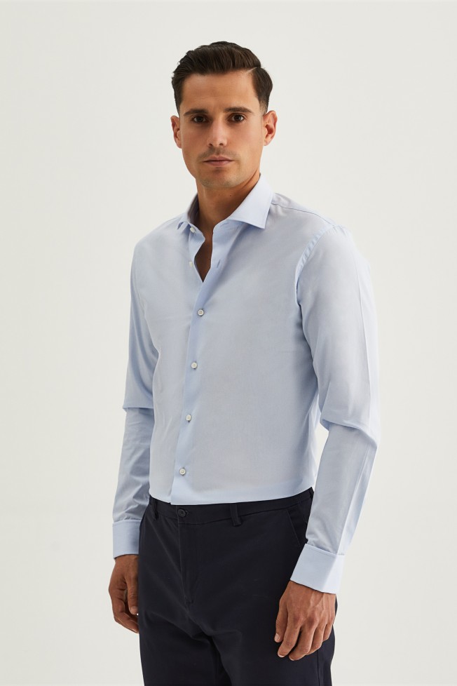 CAMISA CLSS.PUNHO DUPL.CINTAD