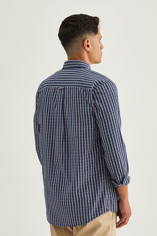 Camisa regular fit a cuadros  Camisa regular fit a cuadros