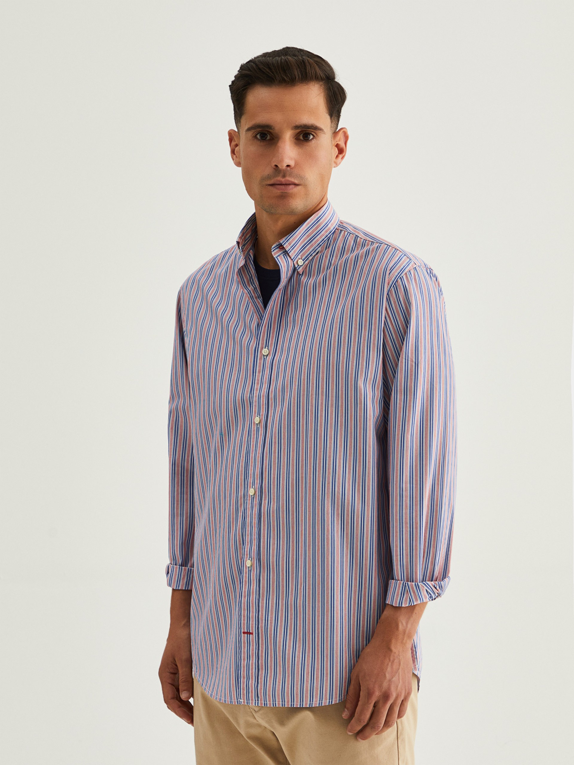 Camisa de rayas slim fit