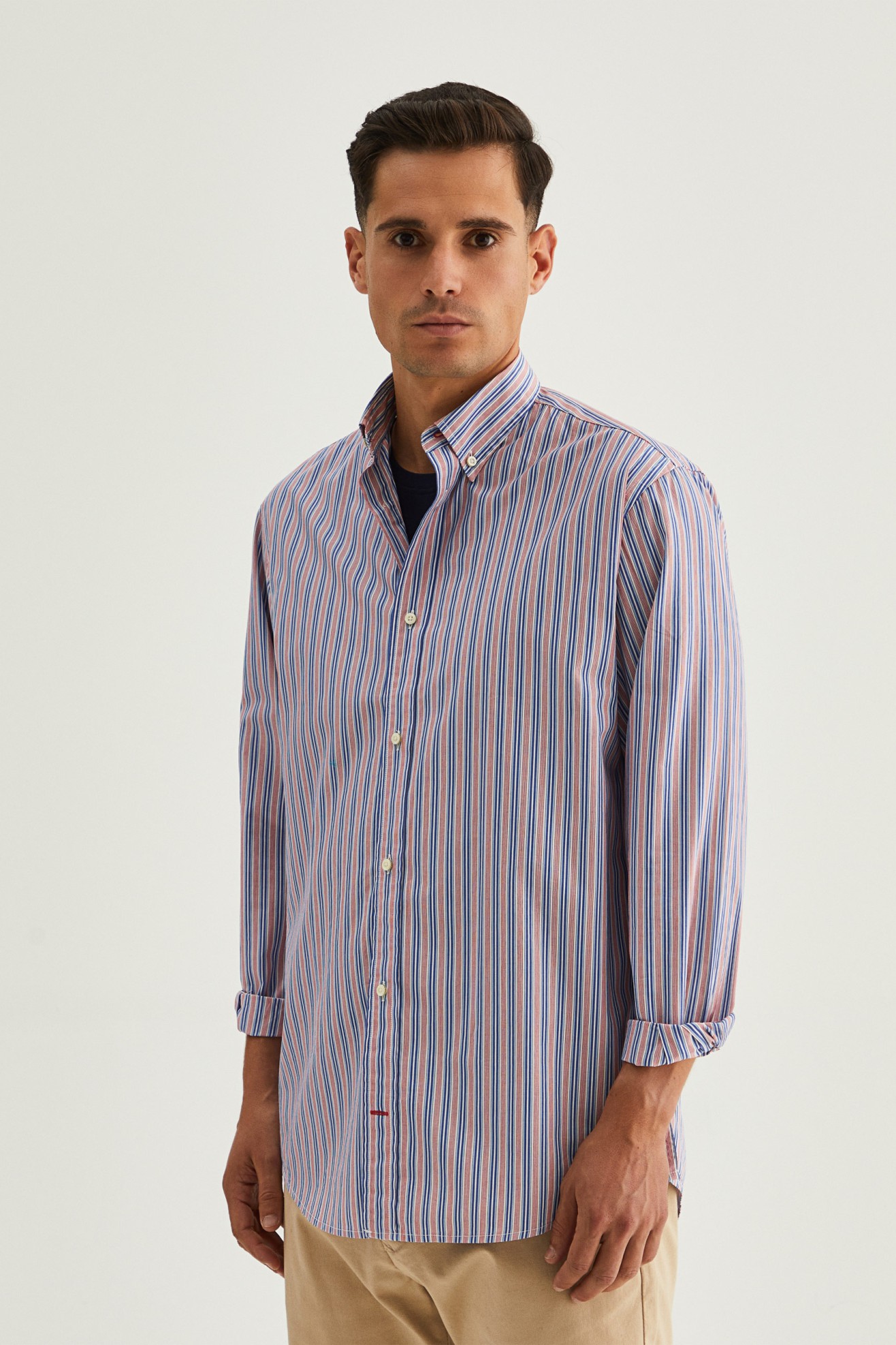 Camisa de rayas slim fit