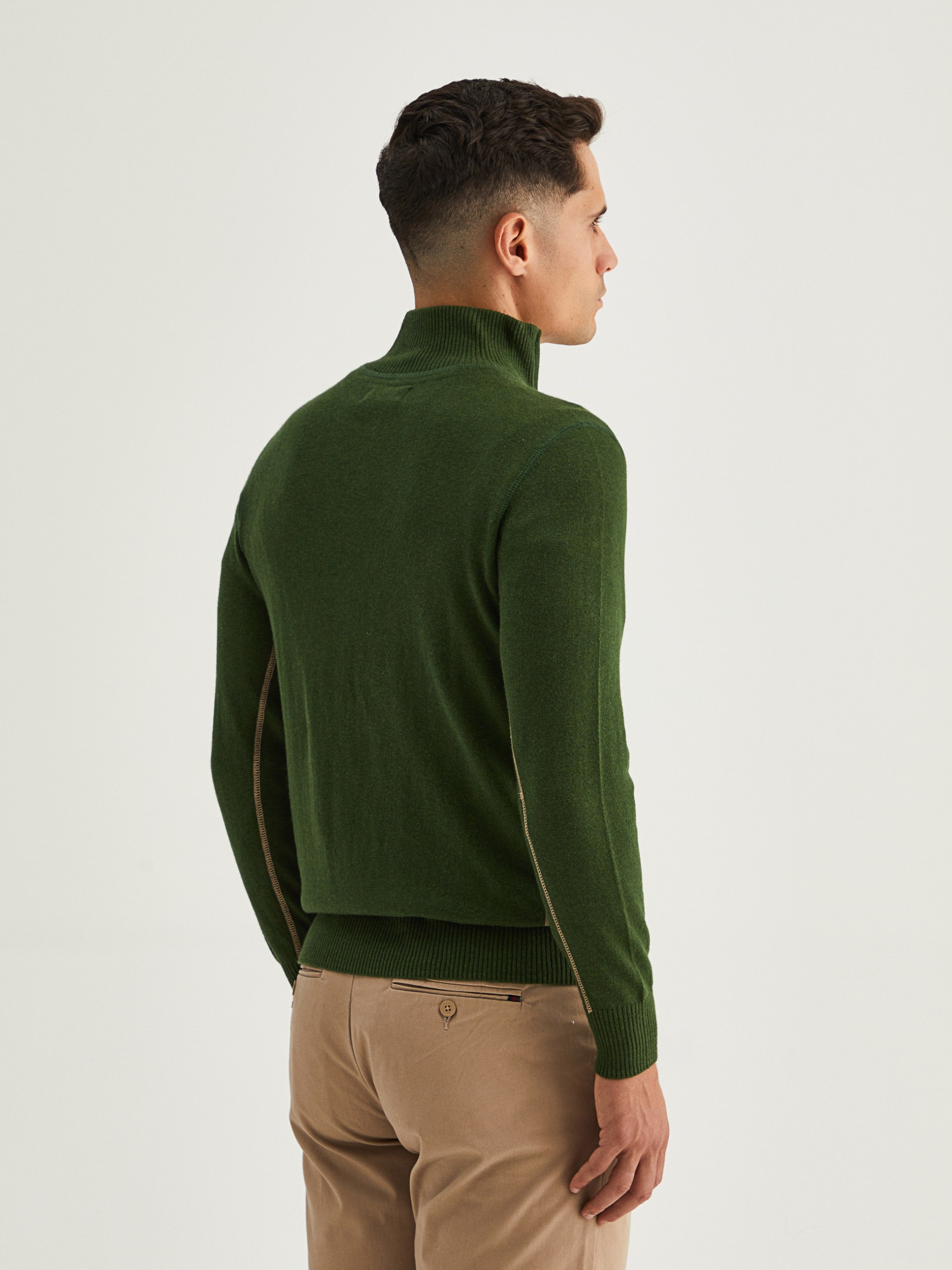 Chaqueta de punto con cremallera