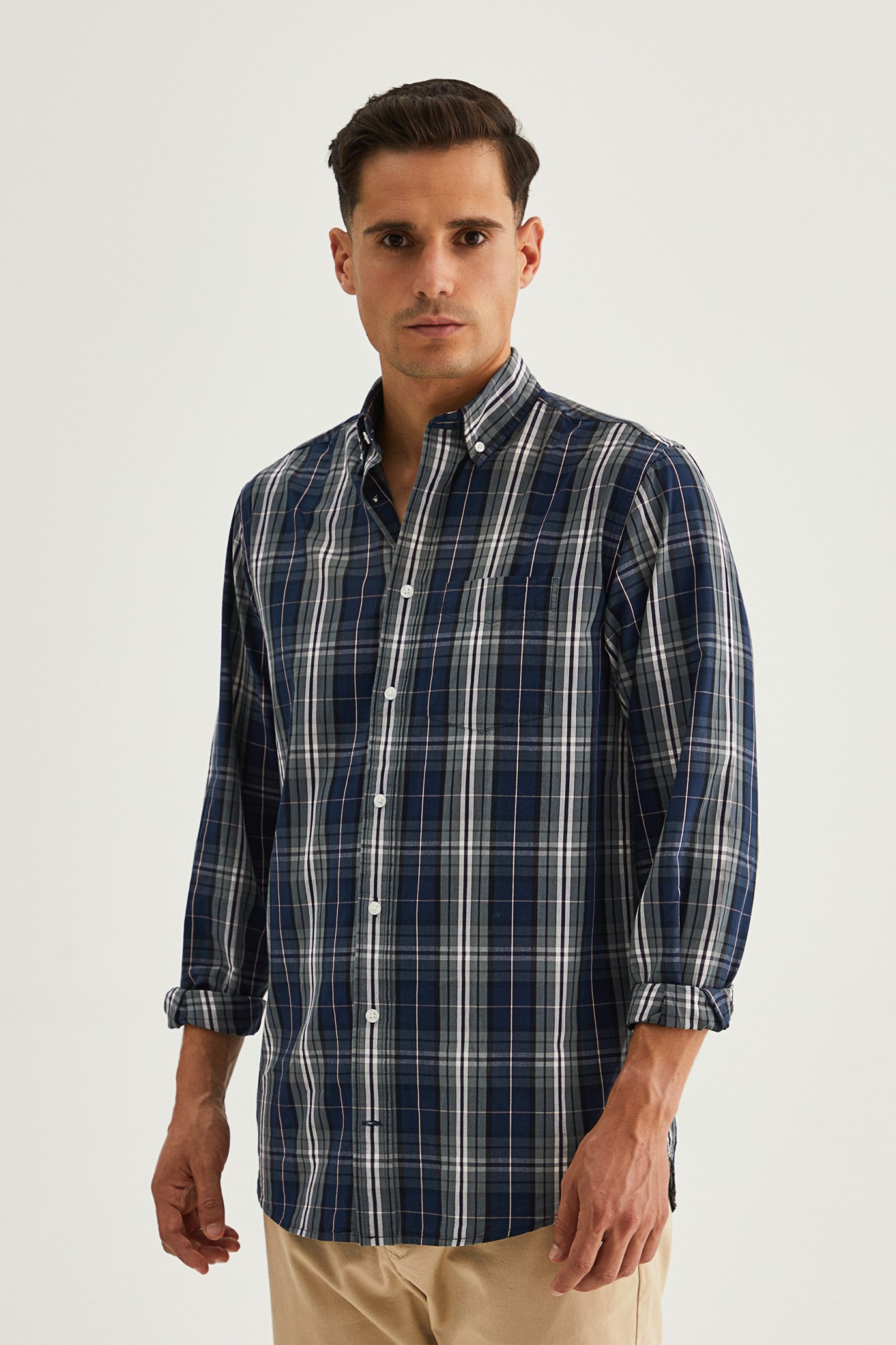 Camisa xadrez regular fit