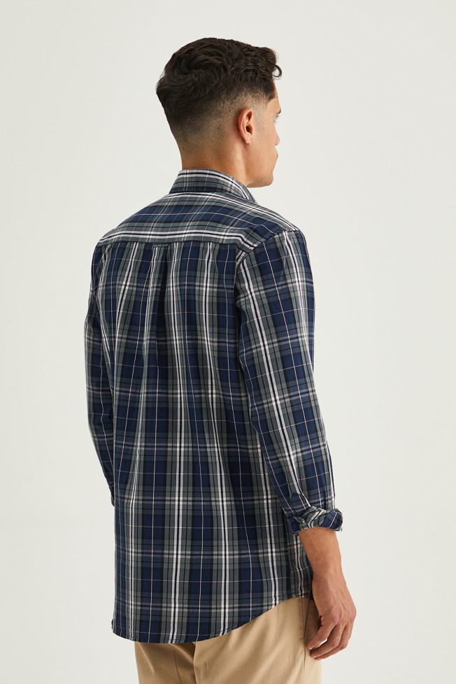 Camisa xadrez regular fit