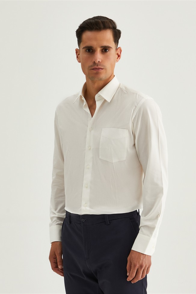 Camisa clsica regular fit