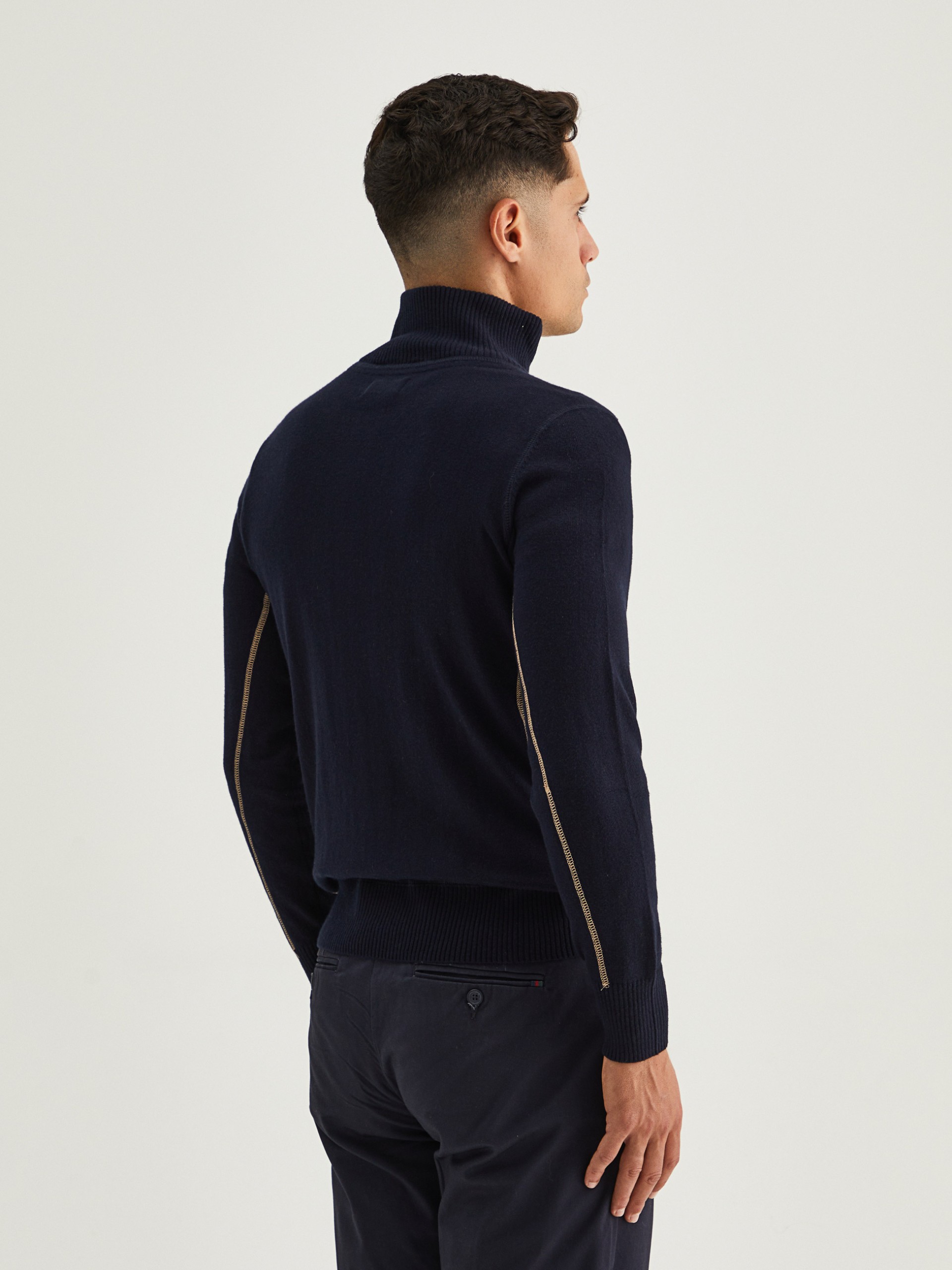 Chaqueta de punto con cremallera