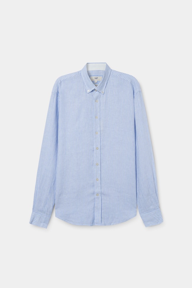 Camisa linho regular fit