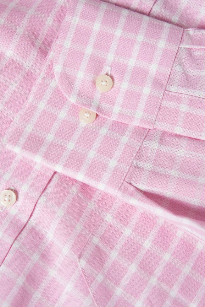 Camisa linho regular fit