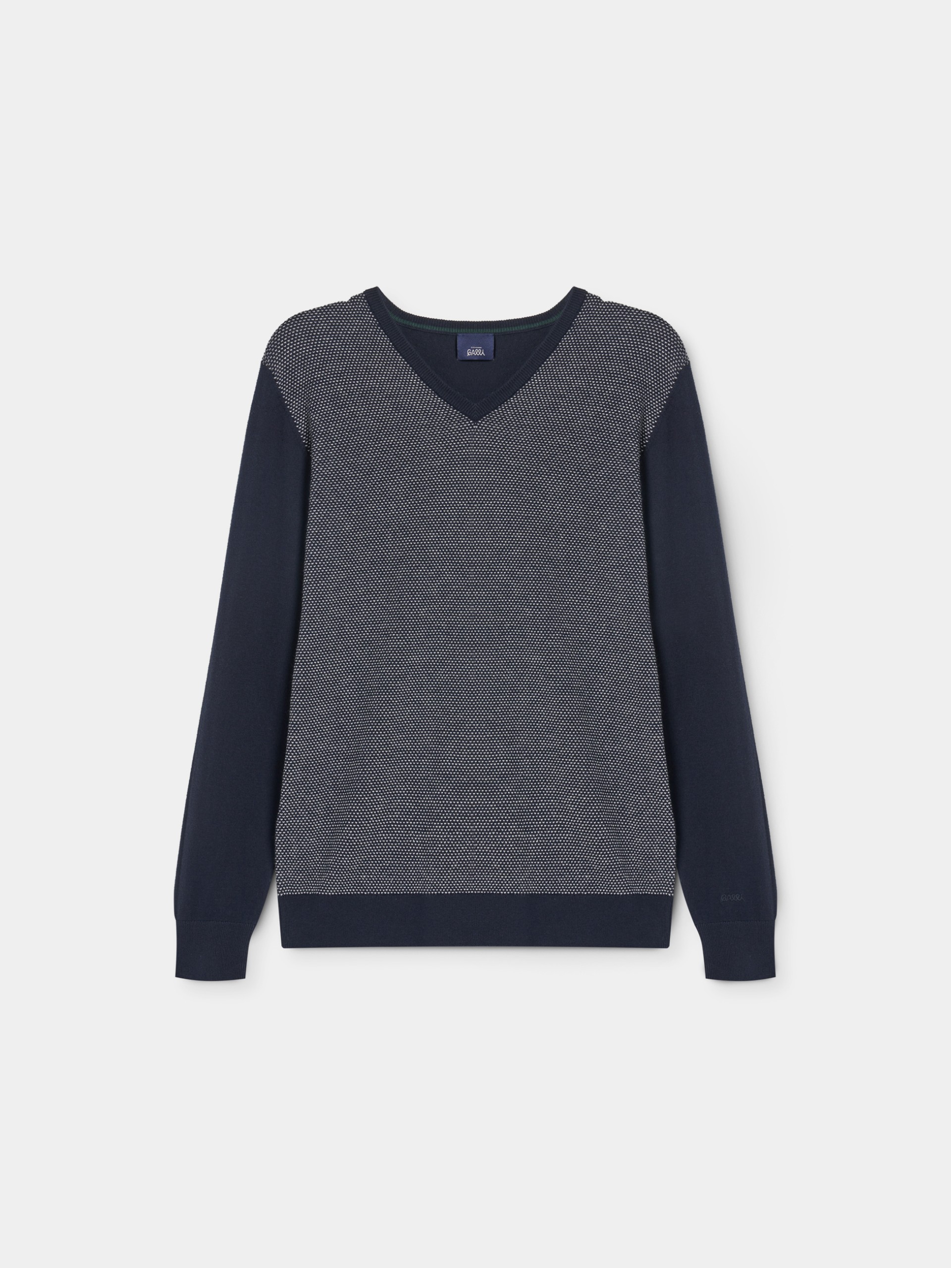 Jersey con cuello de pico