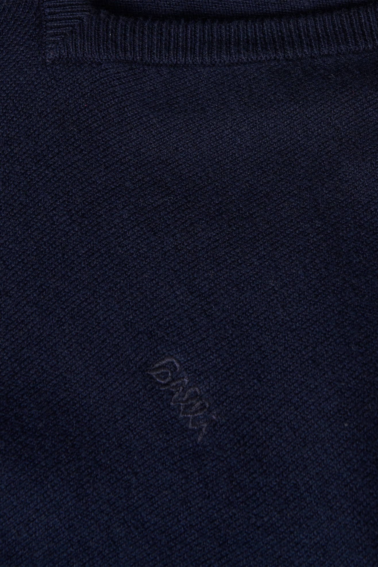 Chaleco de punto con cuello de pico