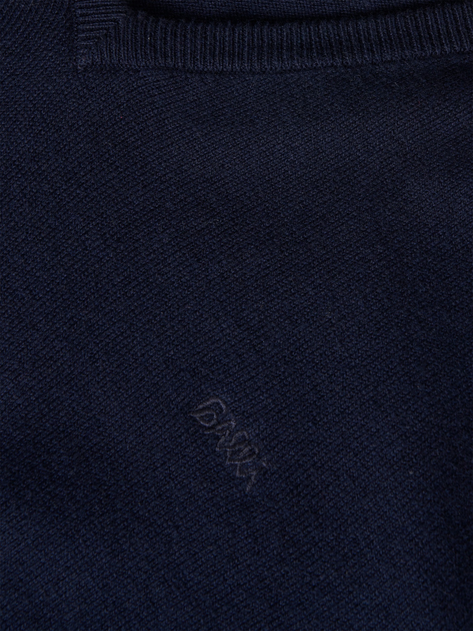 Chaleco de punto con cuello de pico