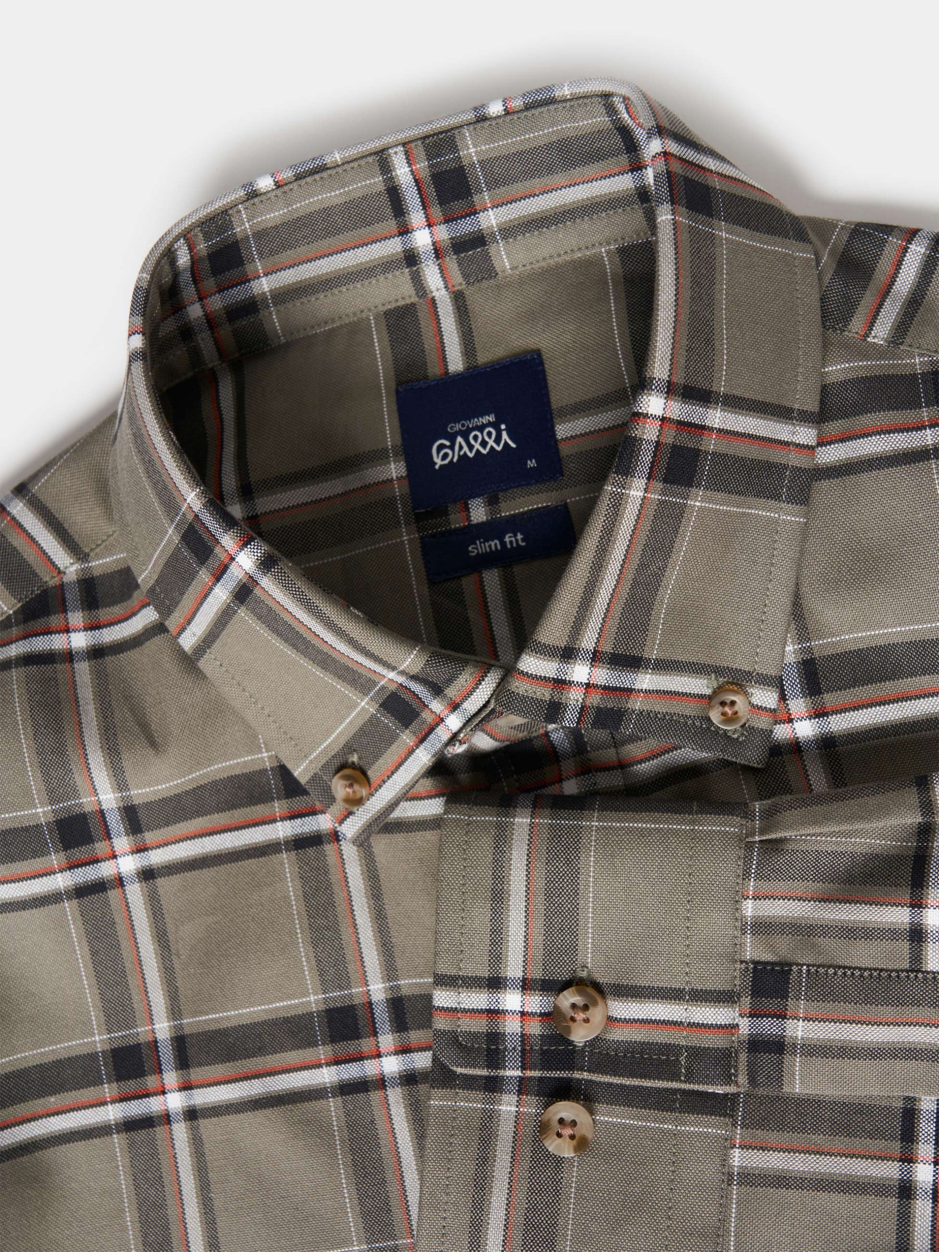 Camisa de cuadros slim fit