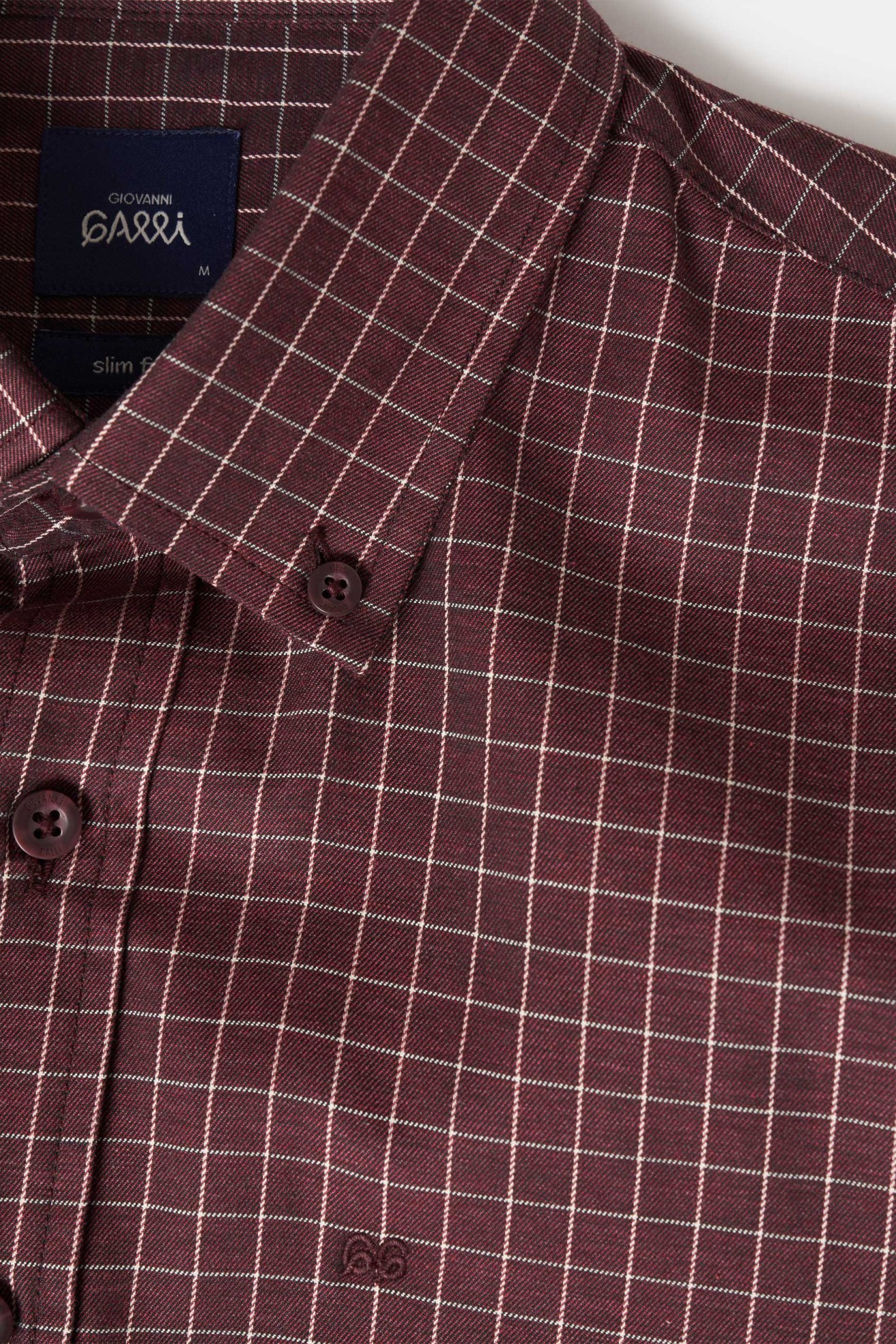 Camisa xadrez slim fit