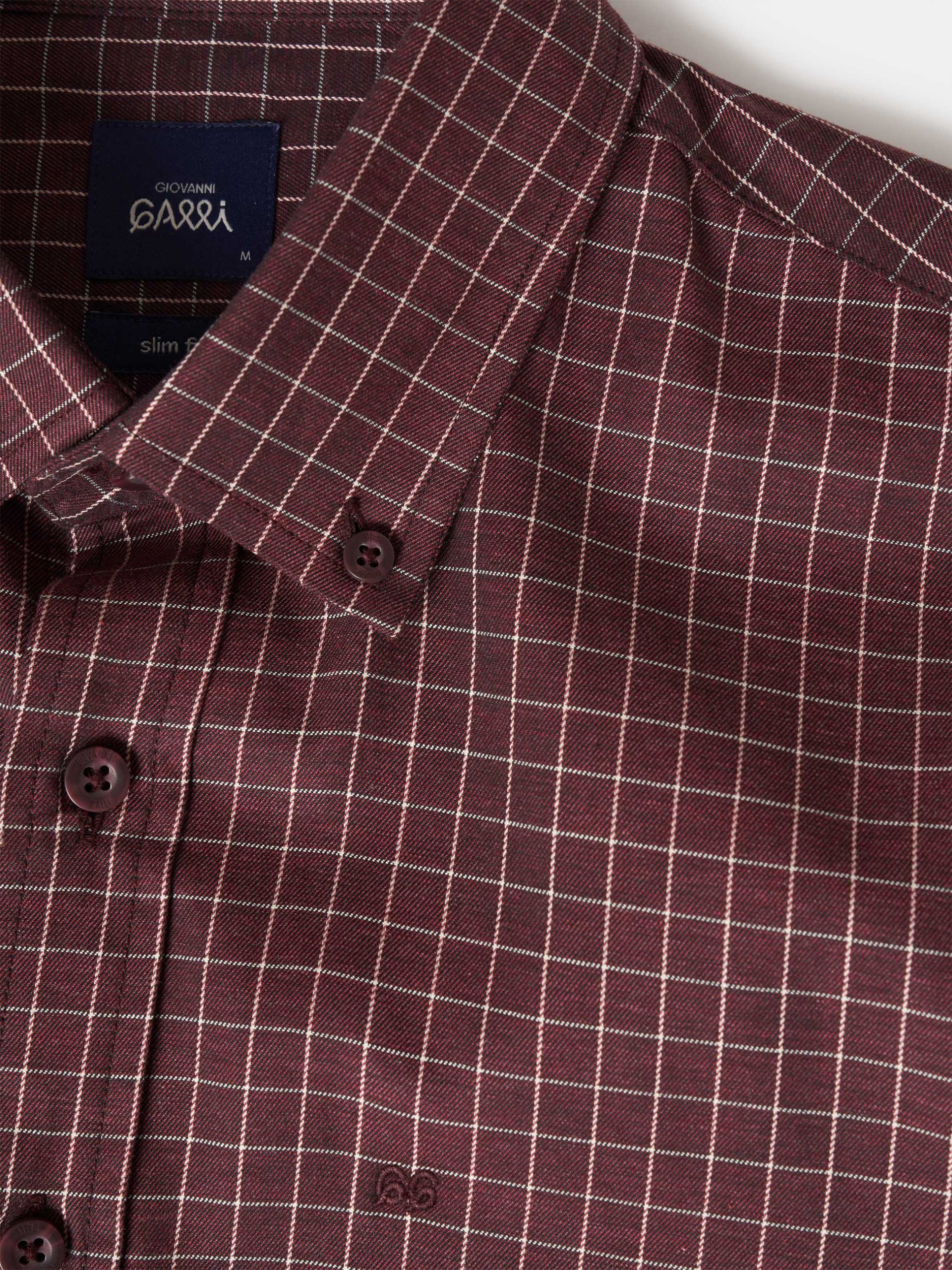 Camisa de cuadros slim fit