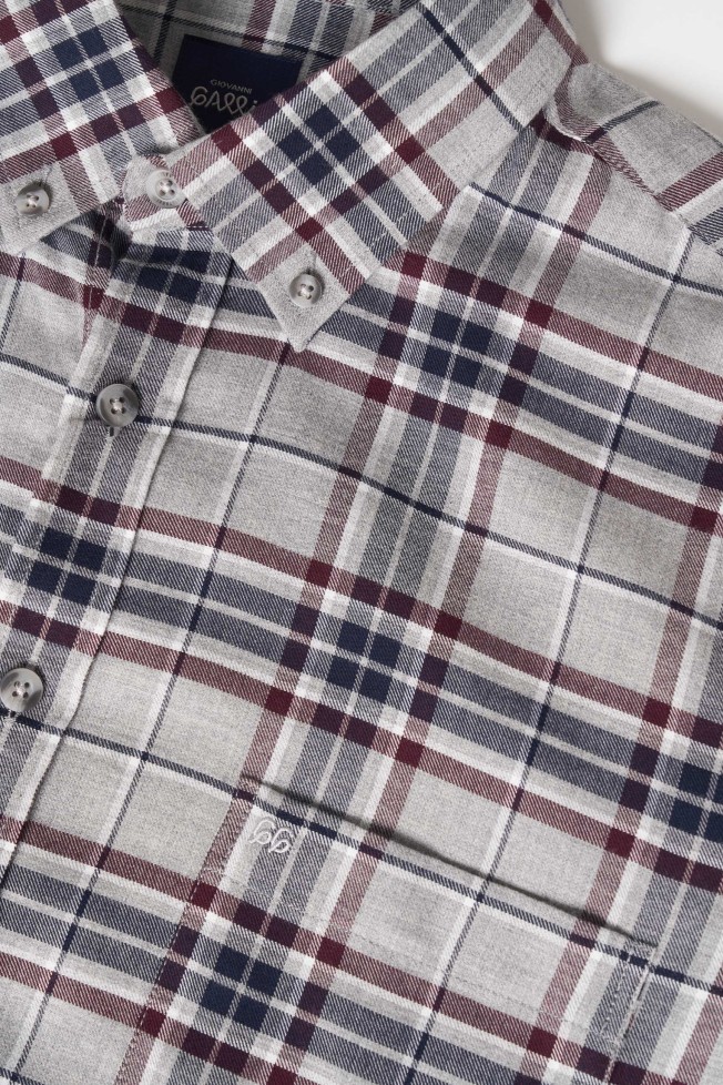 Camisa regular fit 100% algodn