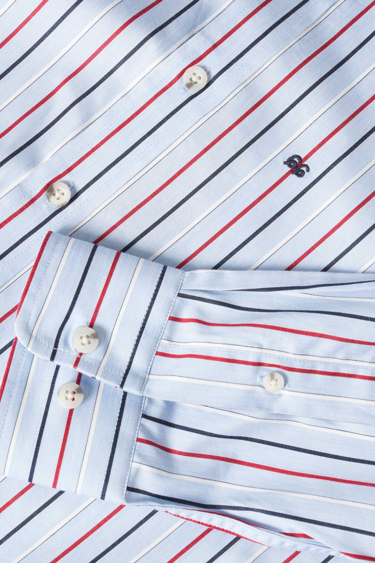 Camisa slim fit 100% algodo