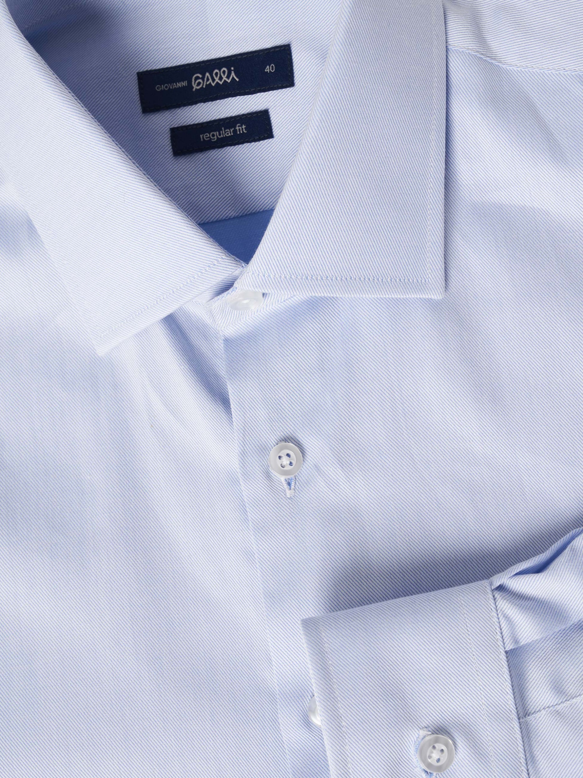 Camisa regular fit clásica 100% algodón