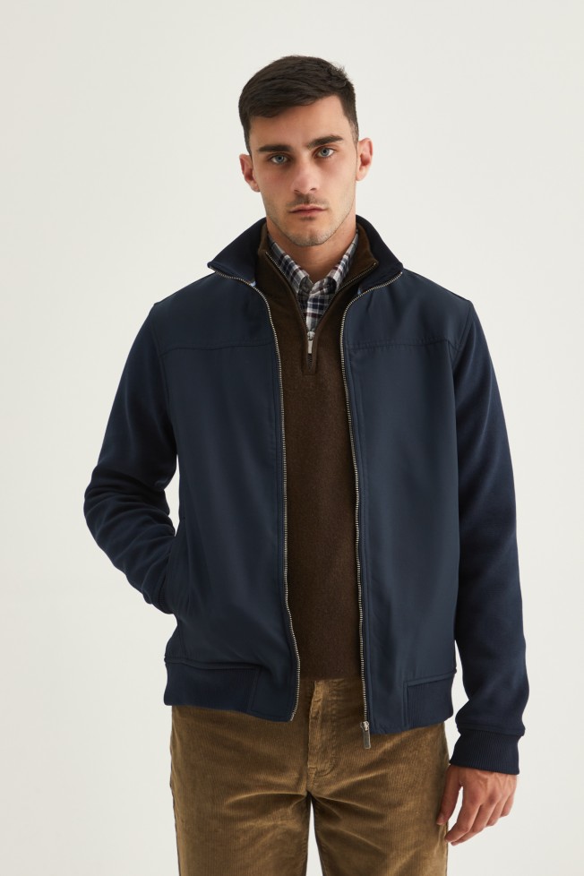 Chaqueta de tejido tcnico 