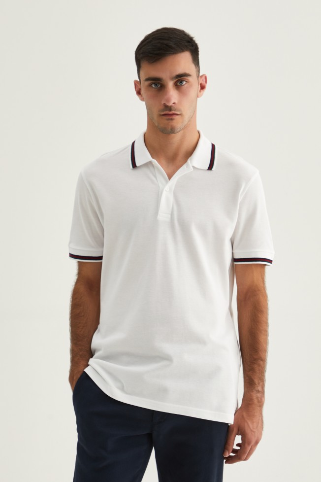 Polo de piqu 100% algodn