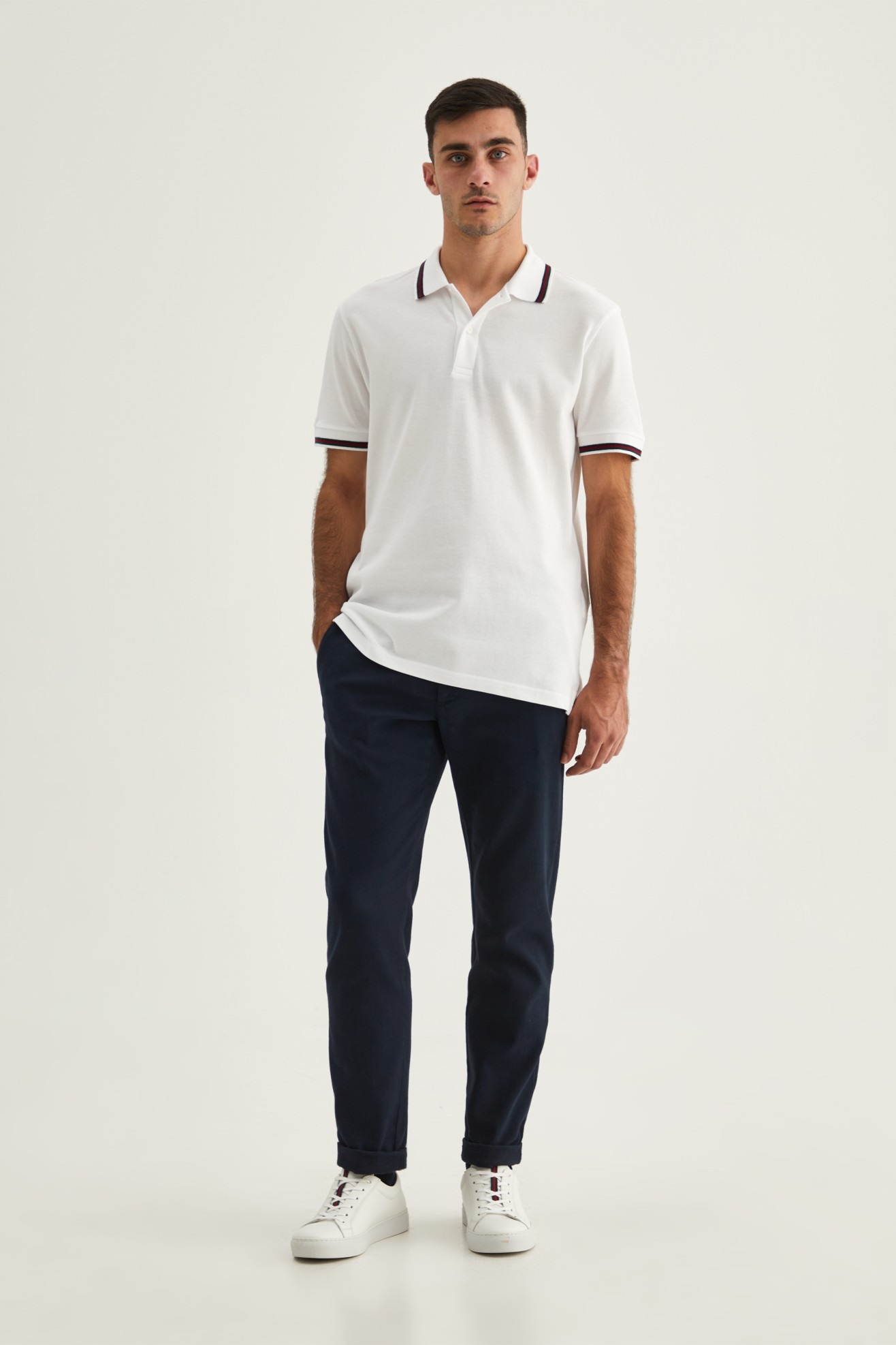 Polo de piqu 100% algodn