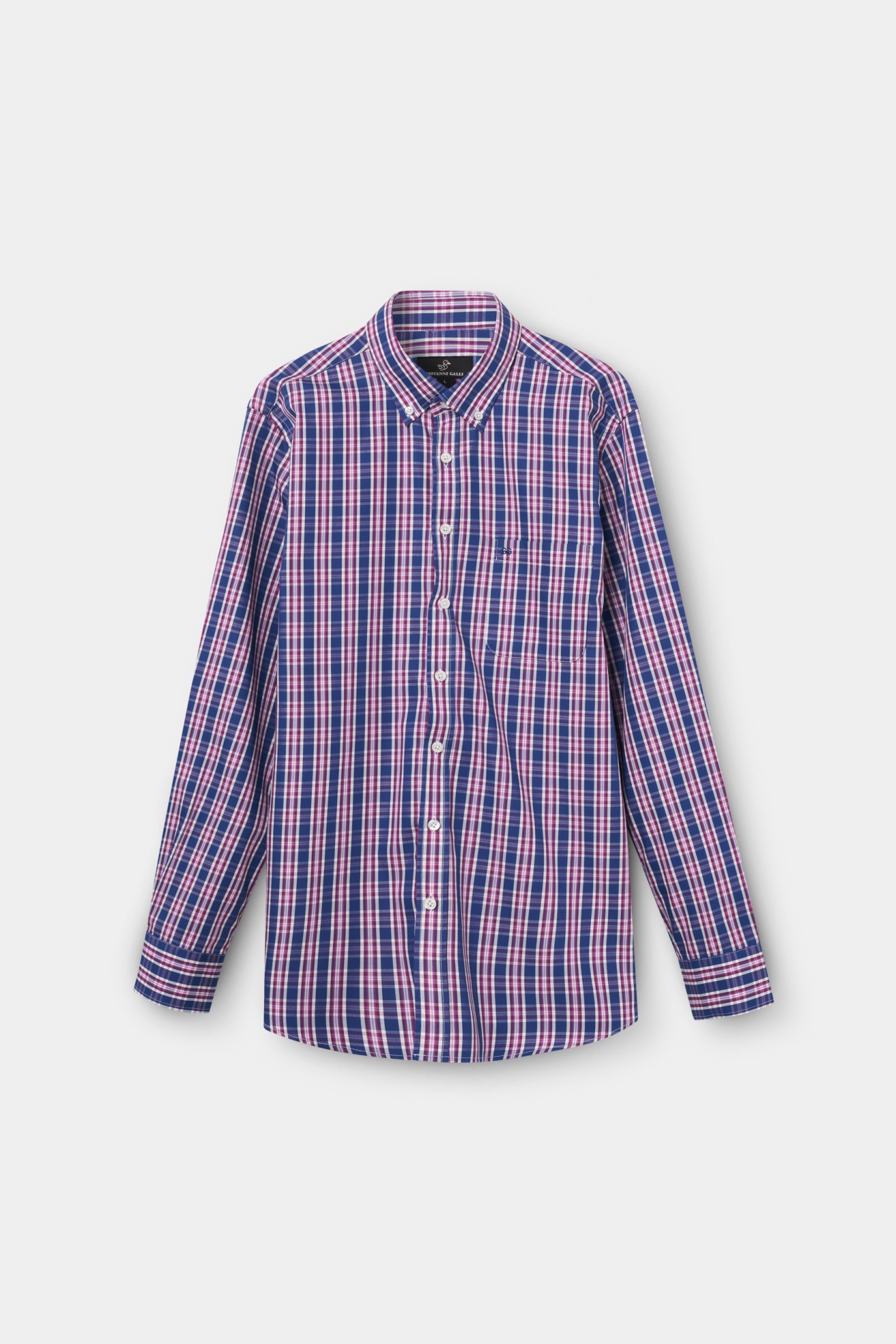 Camisa regular fit 100% algodo