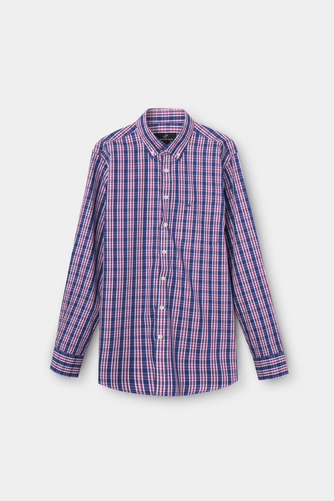Camisa regular fit 100% algodo