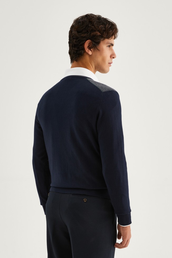 Jersey con cuello de pico Jersey con cuello de pico