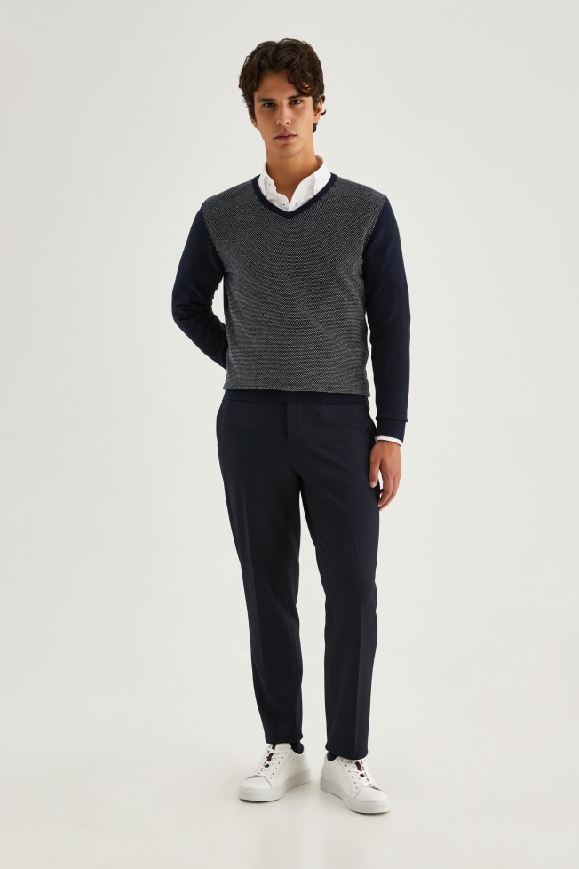 Jersey con cuello de pico Jersey con cuello de pico