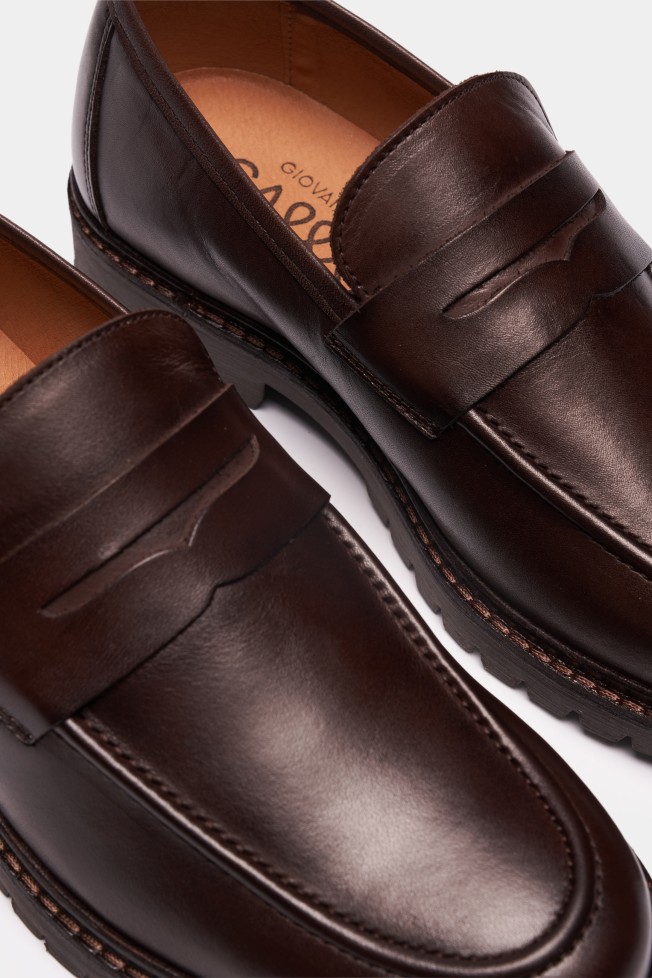 Mocasín de piel Mocasín de piel
