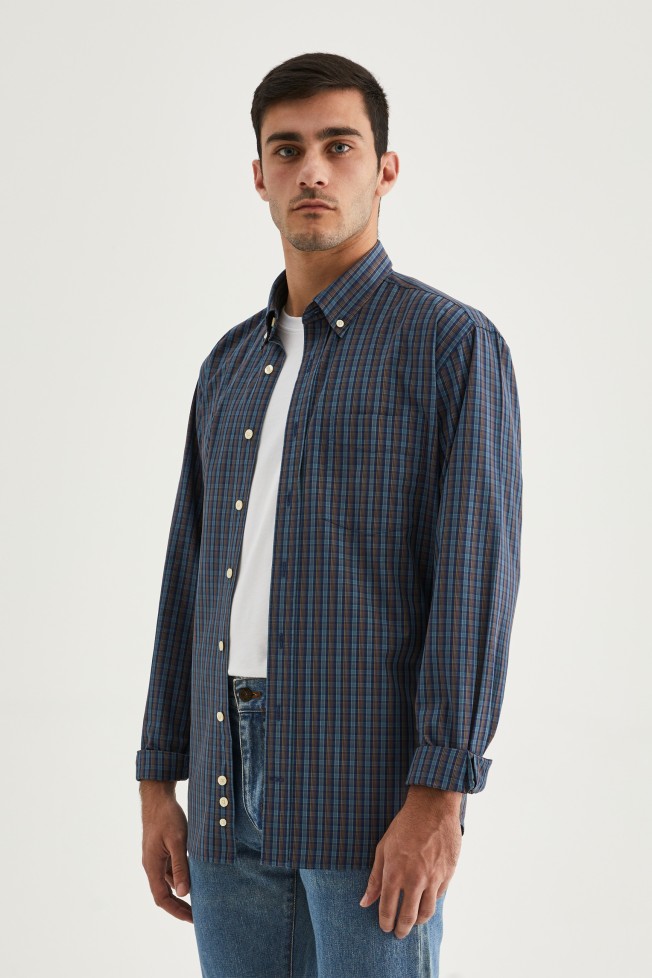 Camisa de cuadros slim fit