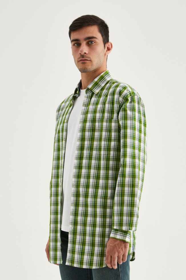 Camisa xadrez regular fit