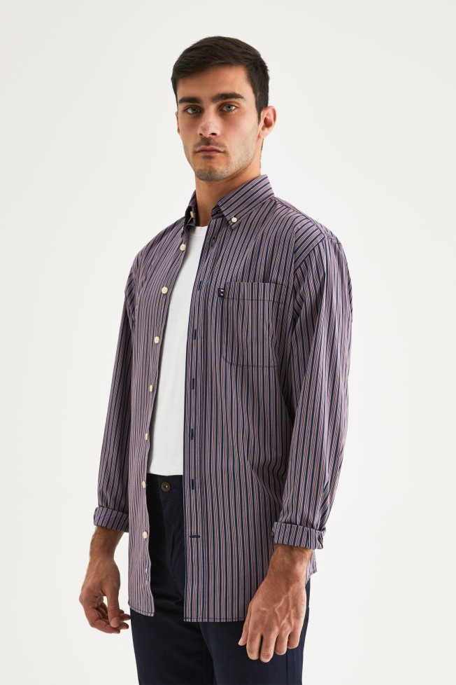 Camisa de rayas regular fit