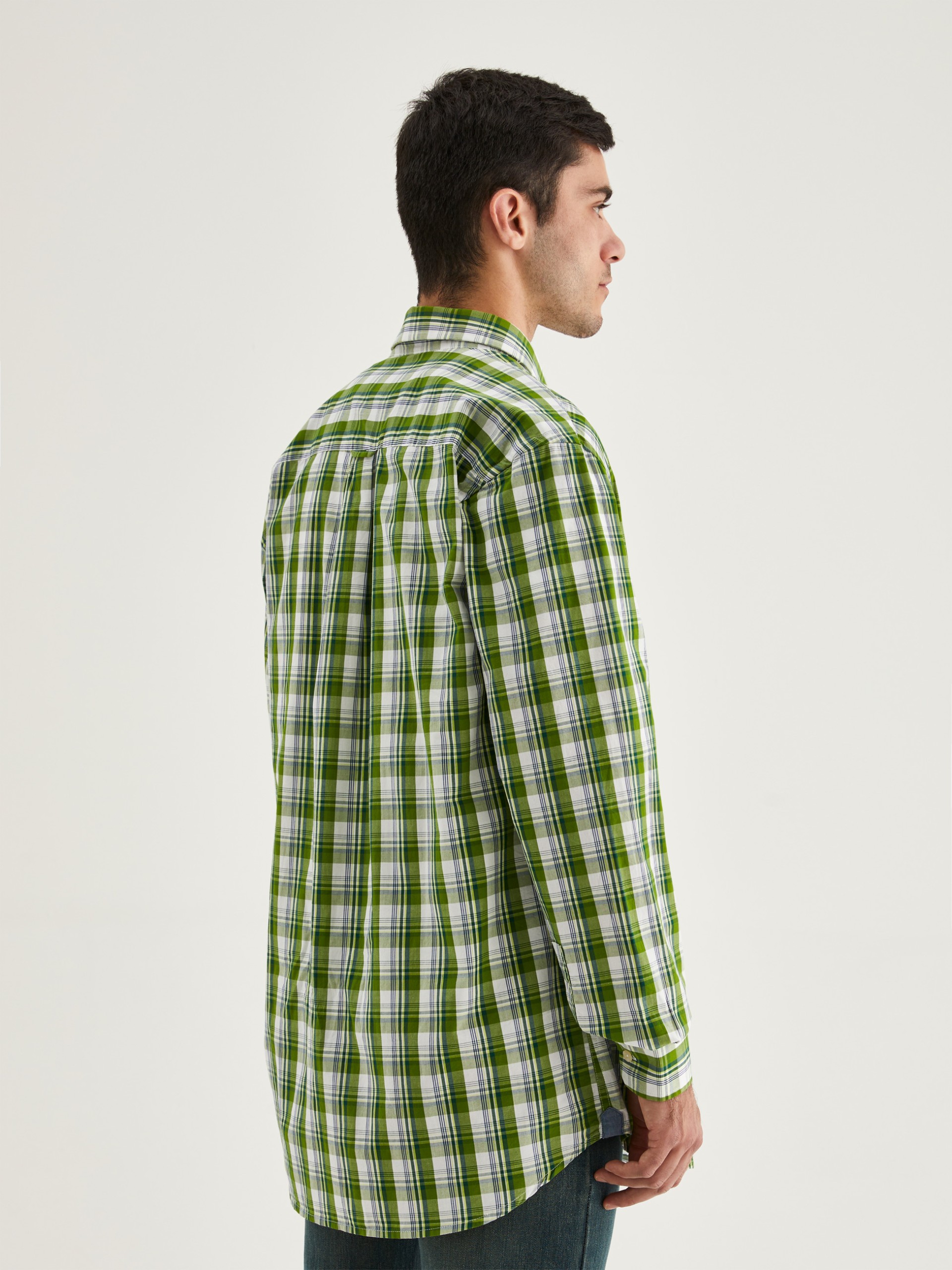 Camisa regular fit a cuadros