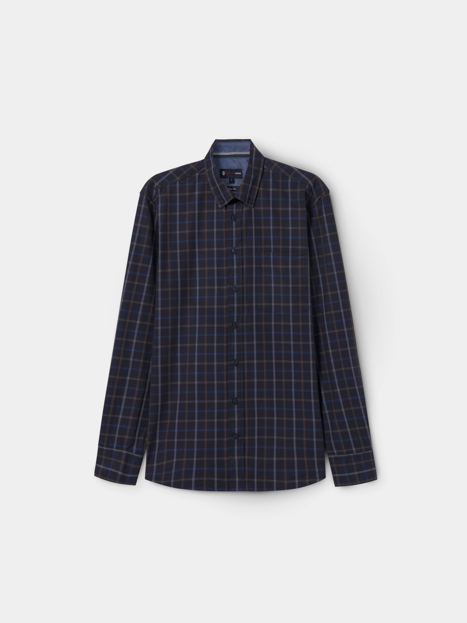 Camisa slim fit a cuadros