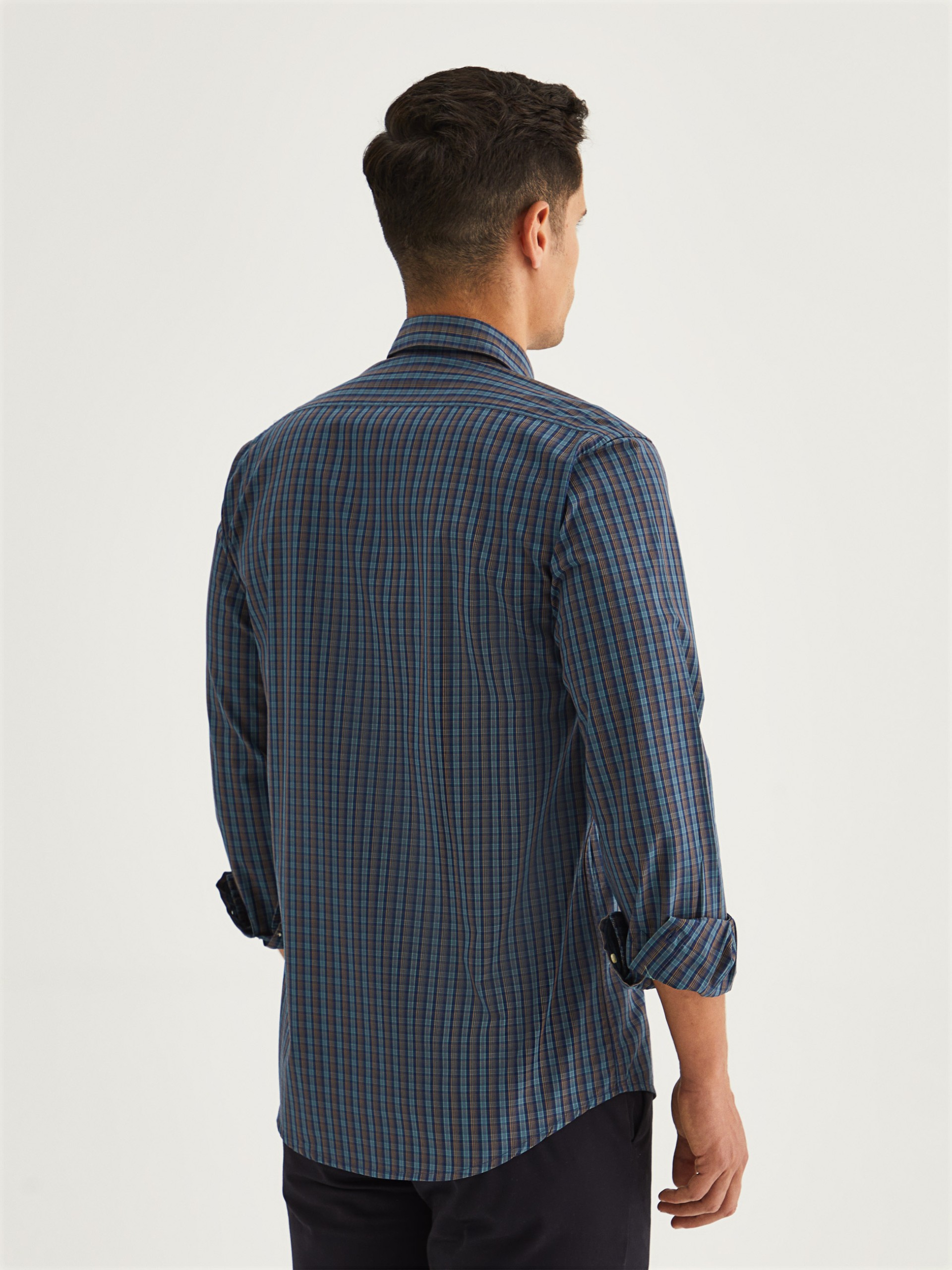 Camisa de cuadros slim fit