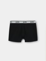Boxer de malha em preto