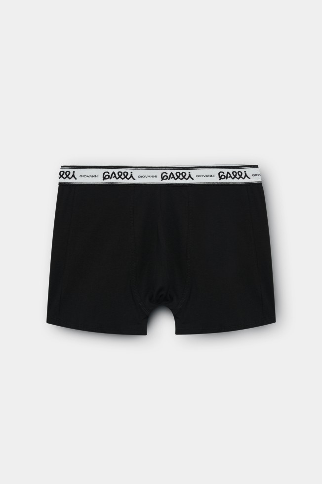 Boxer de malha em preto Boxer de malha em preto