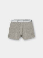 Boxer malha cinzentas