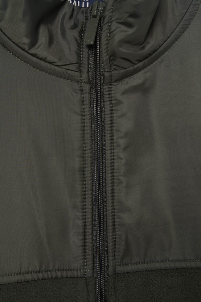 Chaqueta polar con tejido técnico Chaqueta polar con tejido técnico