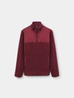 Chaqueta polar con tejido tcnico