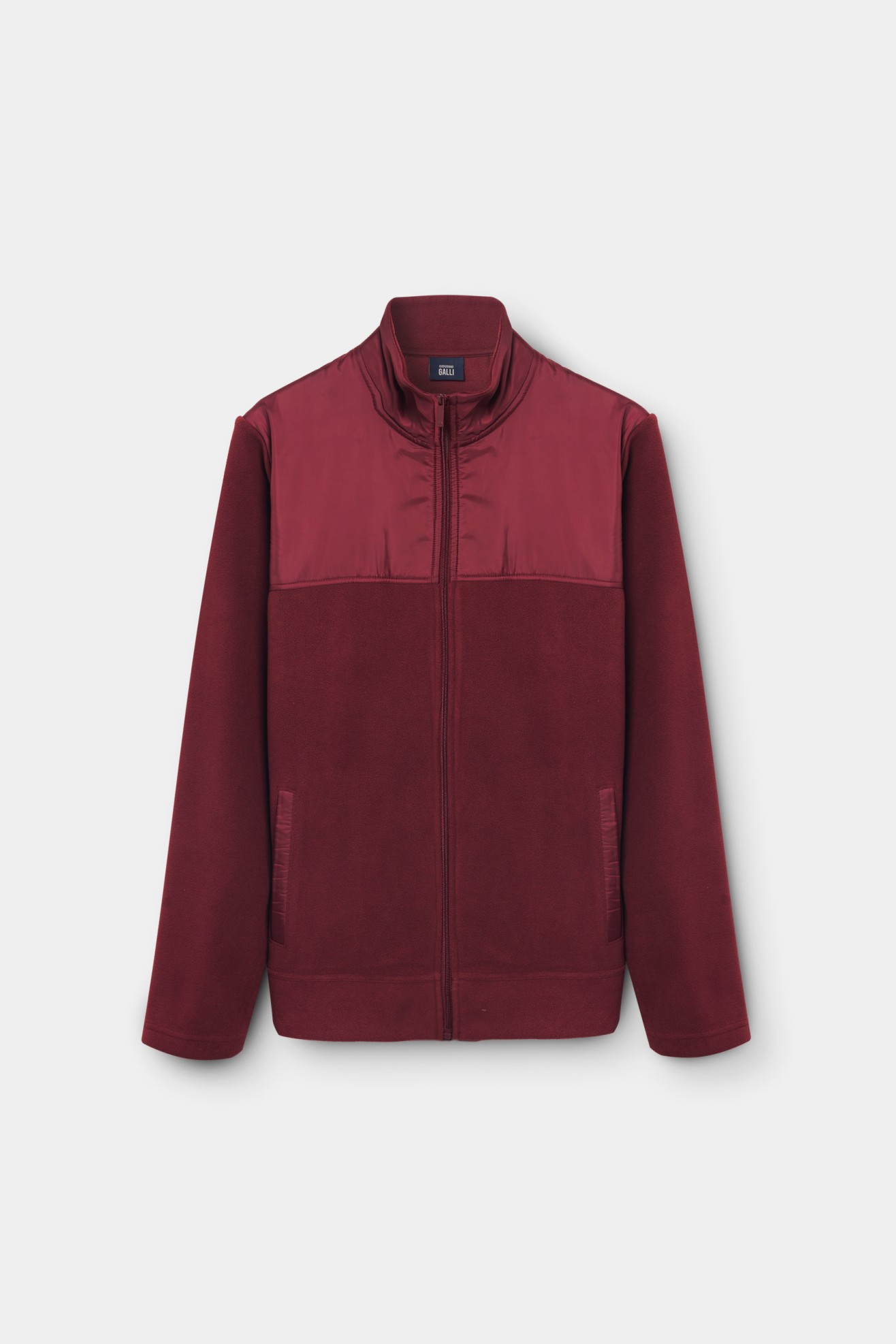 Chaqueta polar con tejido tcnico