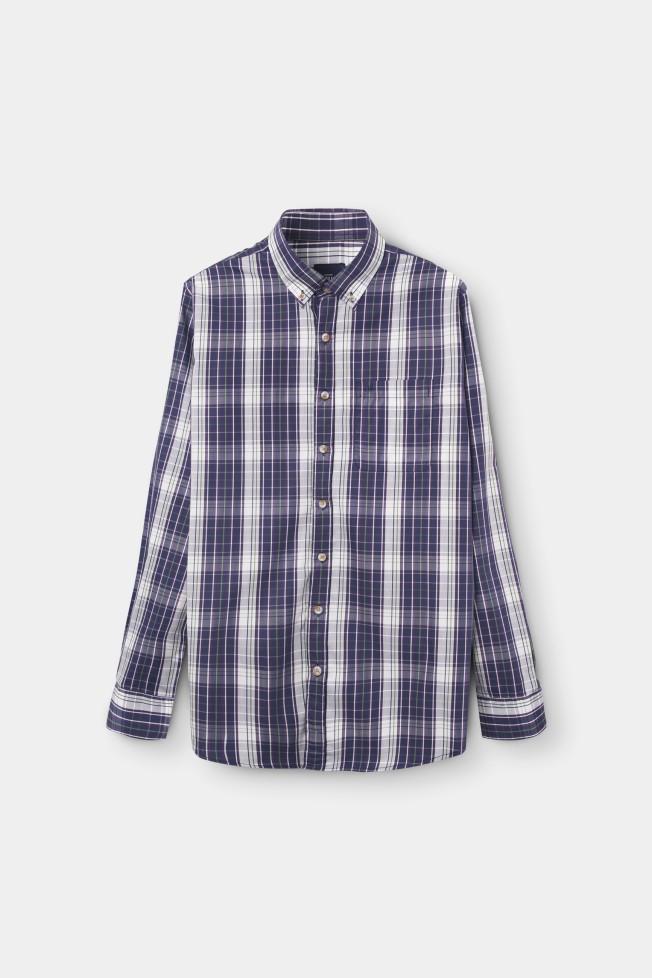 Camisa xadrez regular fit